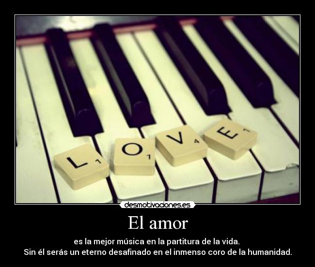 El amor -