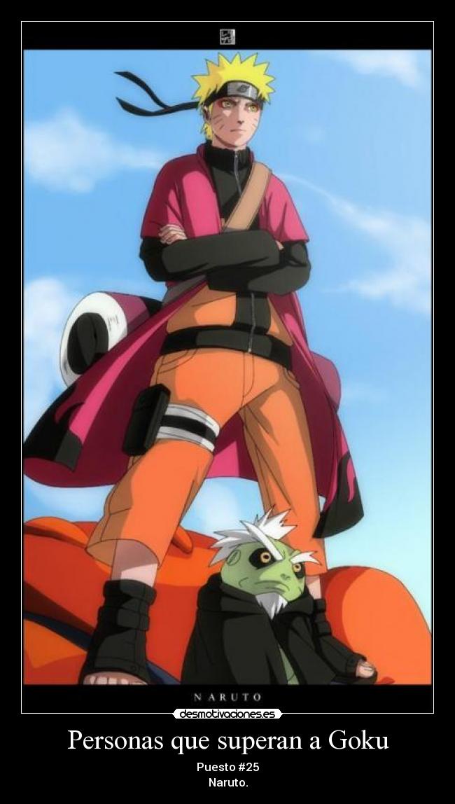Personas que superan a Goku -