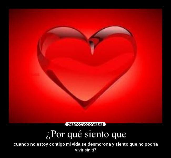 ¿Por qué siento que - 