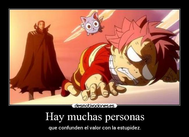 carteles gaararafez harukaze anime manga fairy tail natsu gildarts desmotivaciones