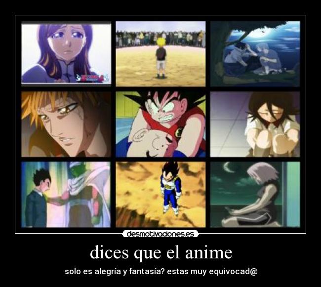 dices que el anime - 