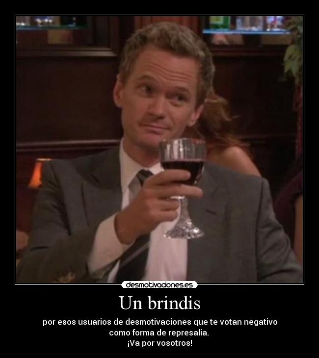 Un brindis -