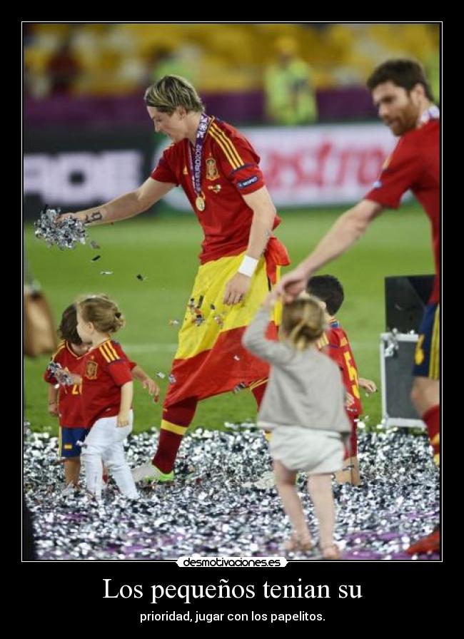 Los pequeños tenian su -