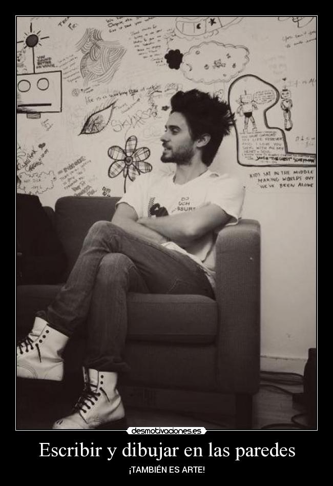 Escribir y dibujar en las paredes - ¡TAMBIÉN ES ARTE!