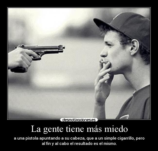 La gente tiene más miedo -