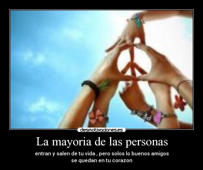 La mayoria de las personas - 