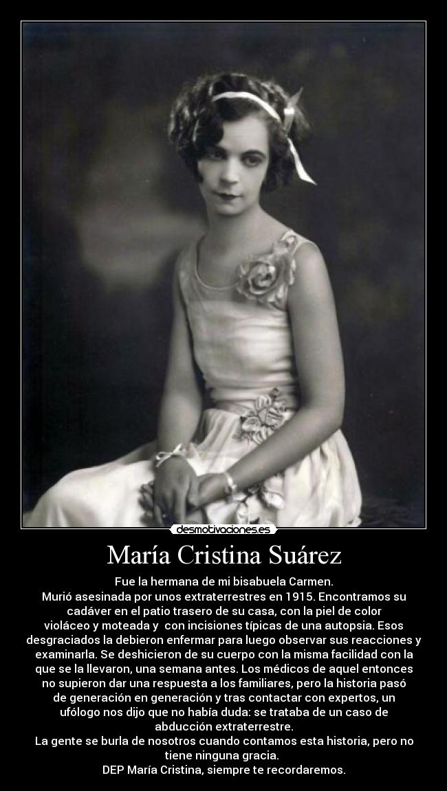 María Cristina Suárez -