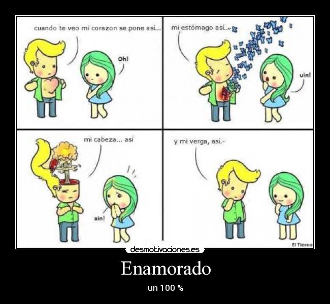 Enamorado - un 100 %