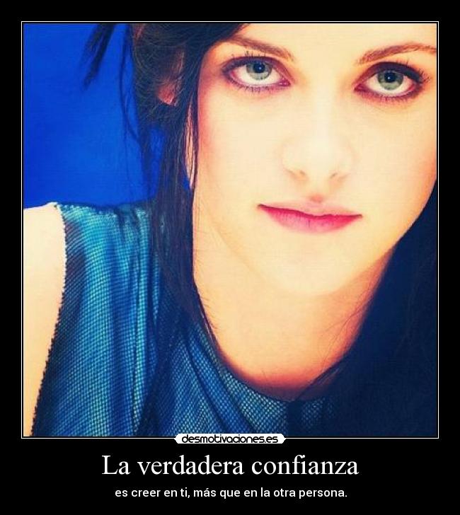 La verdadera confianza -