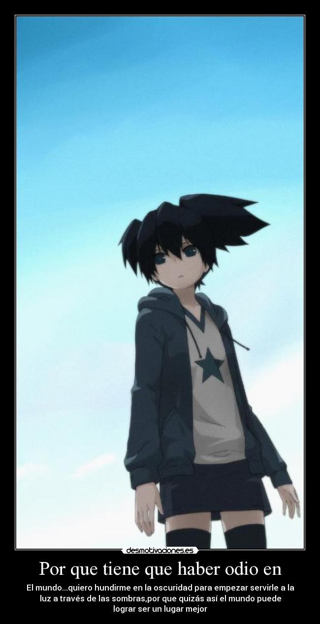 Por que tiene que haber odio en -