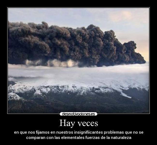Hay veces -