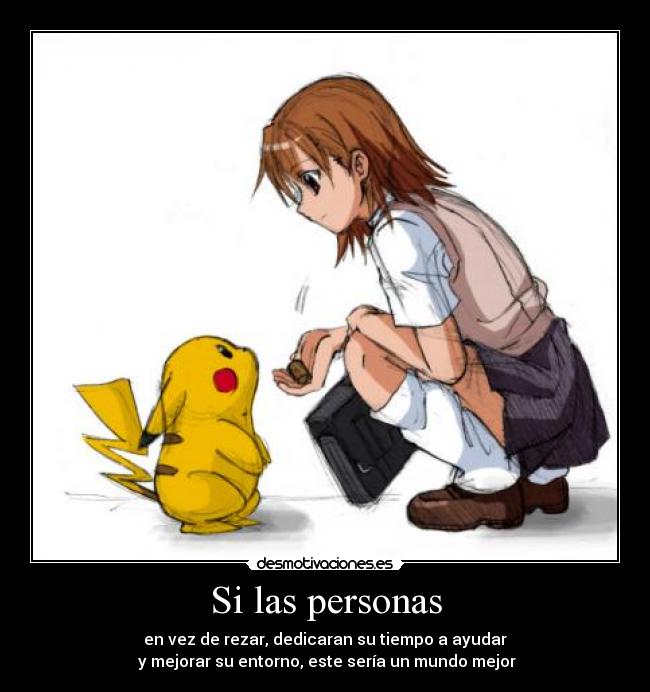 Si las personas -