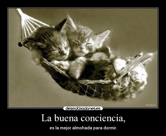 La buena conciencia, - 