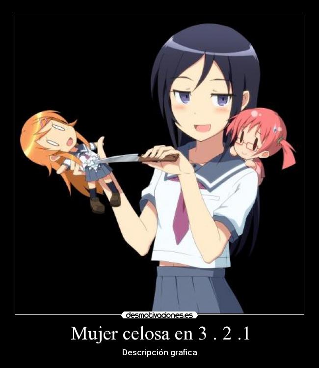 carteles mujer mujer celosa desmotivaciones