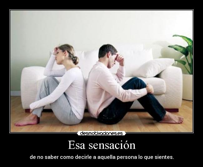 Esa sensación - 