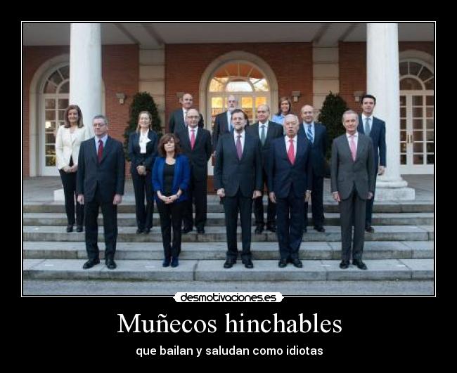 Muñecos hinchables - que bailan y saludan como idiotas