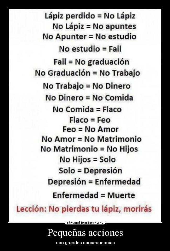 Pequeñas acciones -