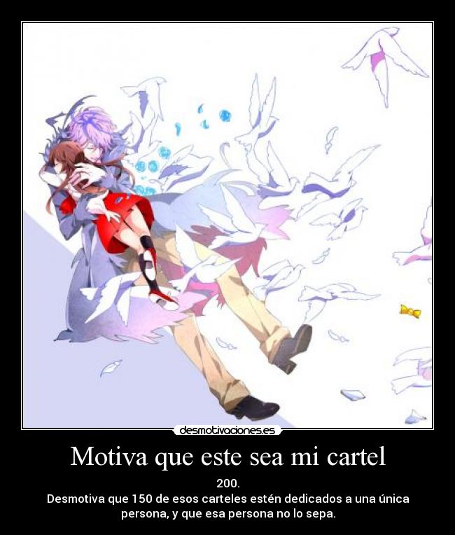 Motiva que este sea mi cartel - 