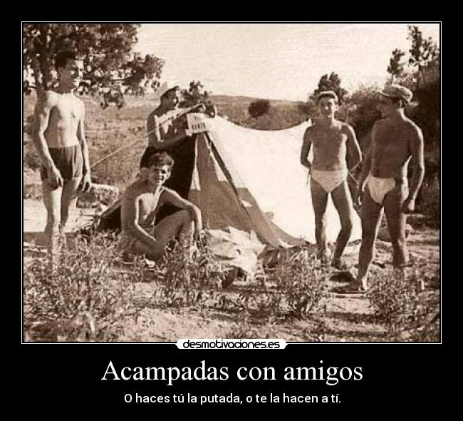 Acampadas con amigos - 