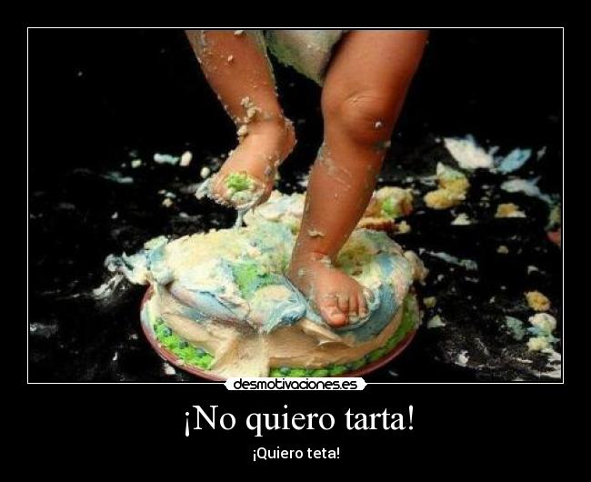 ¡No quiero tarta! - 