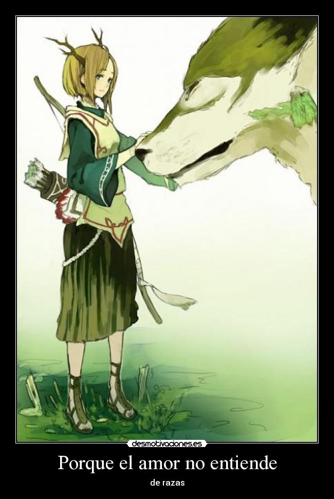 Porque el amor no entiende - de razas