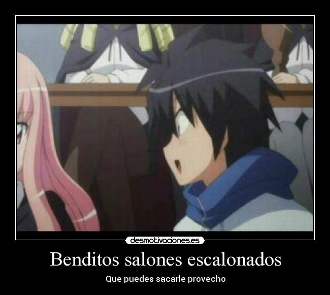 Benditos salones escalonados - Que puedes sacarle provecho