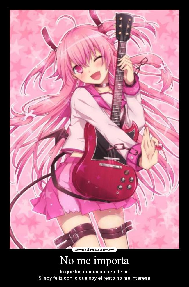 No me importa -