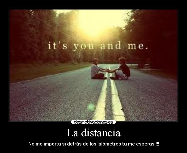 La distancia -