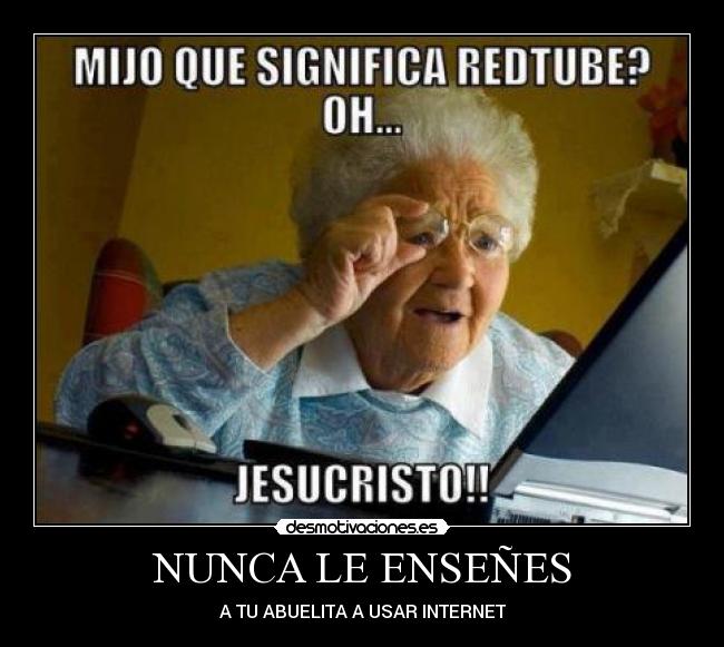 carteles abuelita desmotivaciones