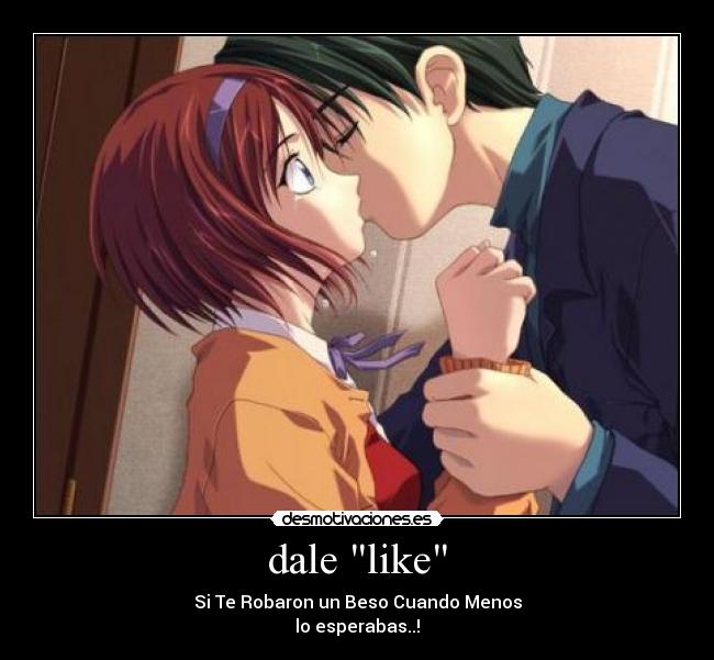 dale like - Si Te Robaron un Beso Cuando Menos
lo esperabas..!