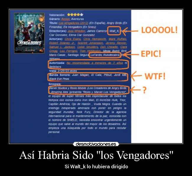 Así Habria Sido los Vengadores - 
