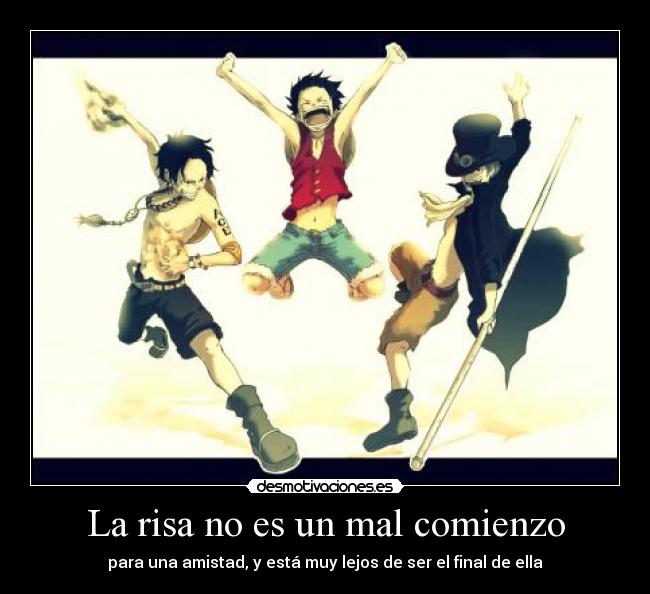 La risa no es un mal comienzo -