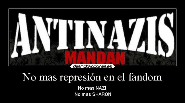 No mas represión en el fandom -