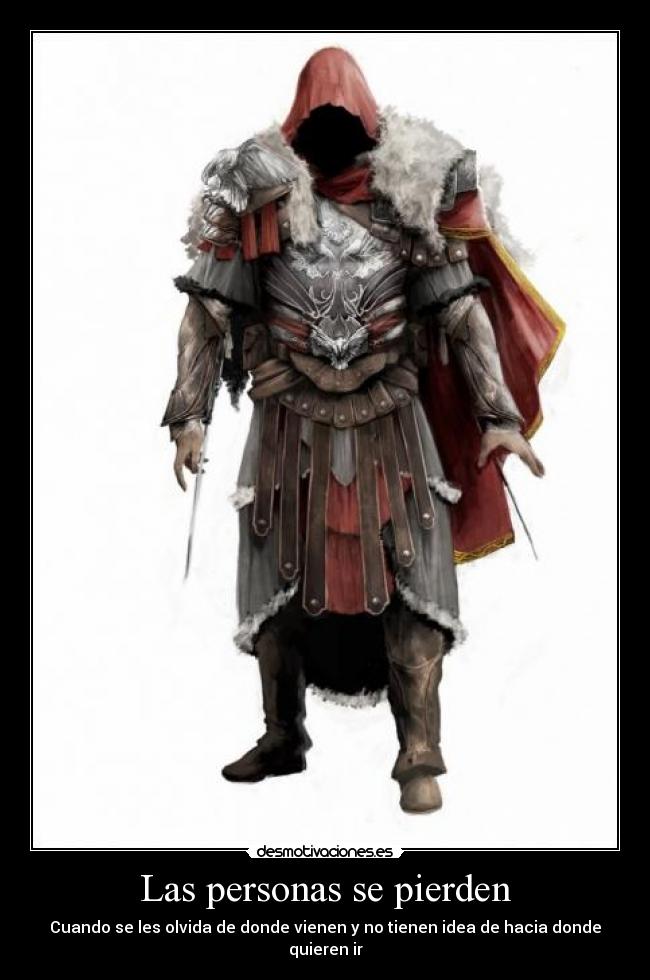 Las personas se pierden - 