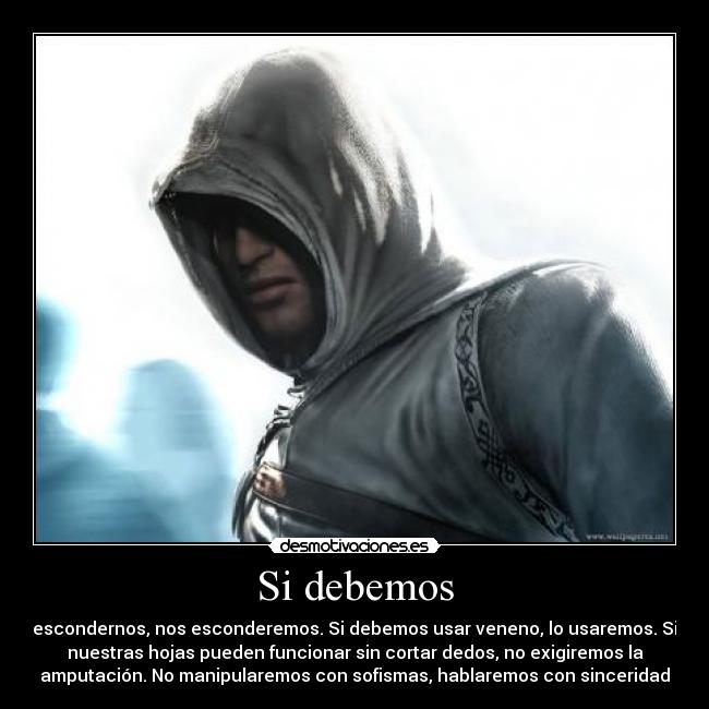 carteles assassins creed altair desmotivaciones
