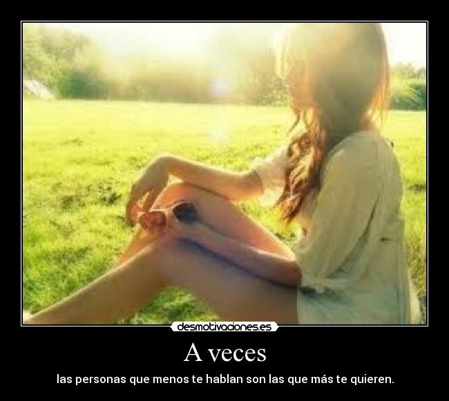 A veces -