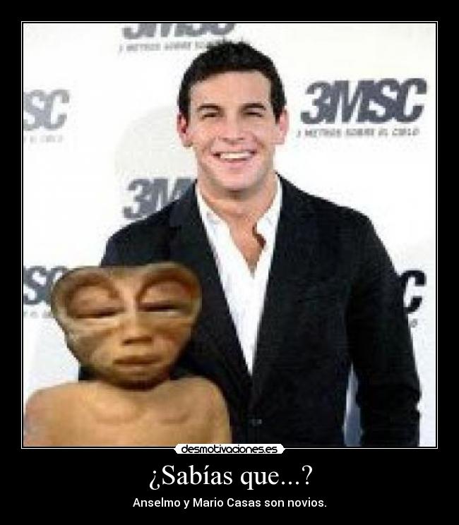 ¿Sabías que...? - Anselmo y Mario Casas son novios.