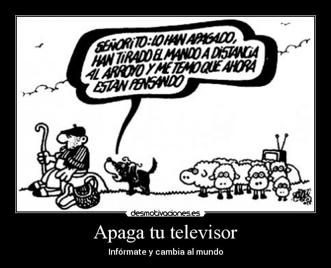Apaga tu televisor -