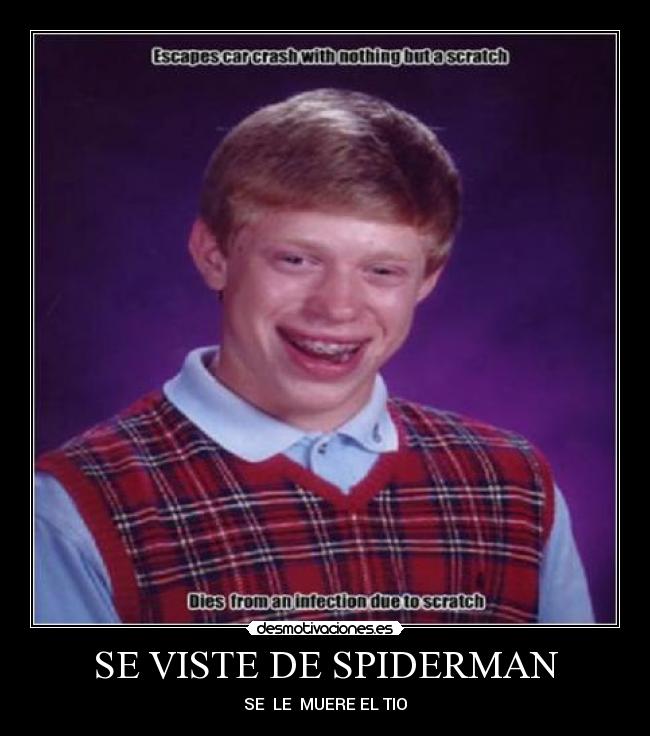 SE VISTE DE SPIDERMAN - SE LE MUERE EL TIO