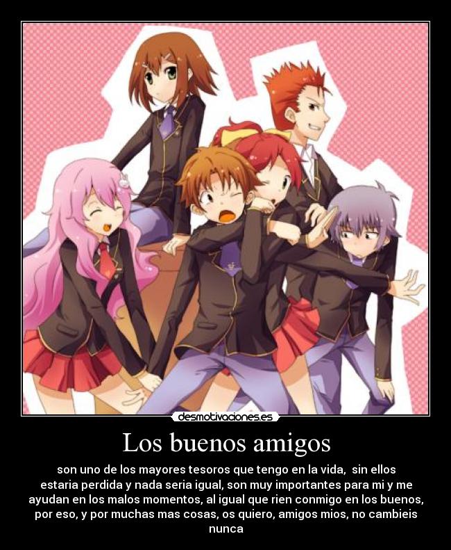 Los buenos amigos -
