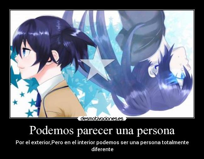 Podemos parecer una persona -