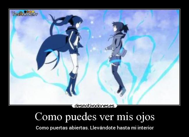 Como puedes ver mis ojos -