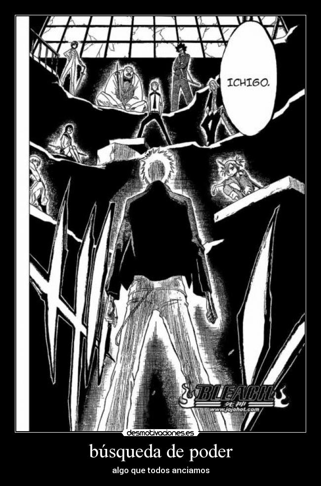 búsqueda de poder - algo que todos anciamos