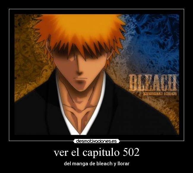 carteles bleach desmotivaciones