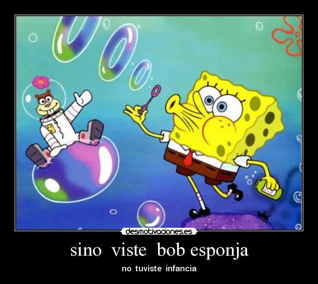 carteles bob esponja desmotivaciones