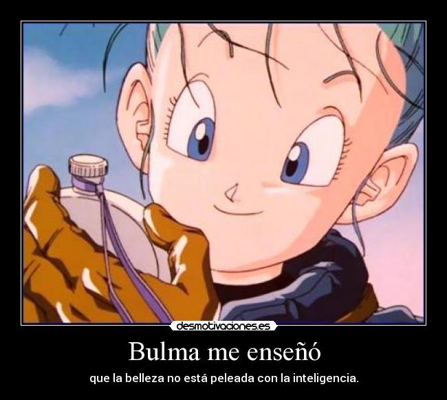 Bulma me enseñó -