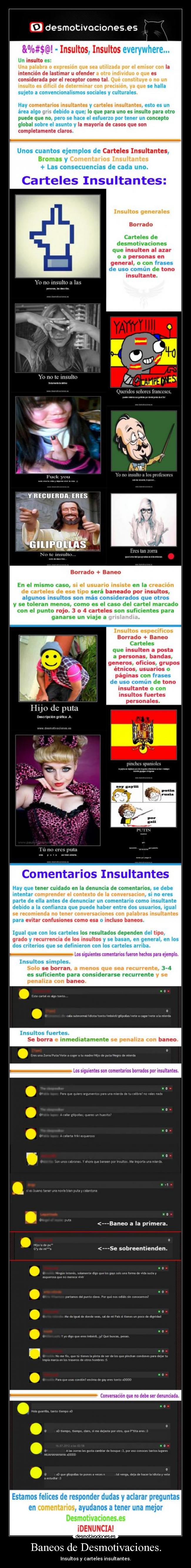 Baneos de Desmotivaciones. -