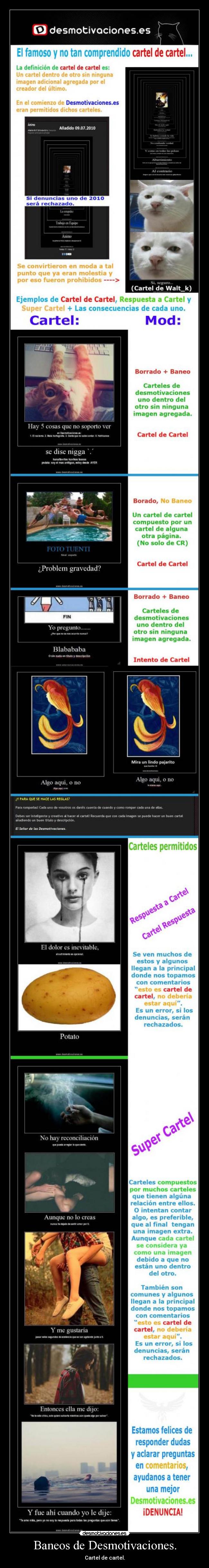 Baneos de Desmotivaciones. - Cartel de cartel.