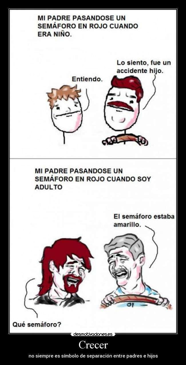 Crecer - no siempre es símbolo de separación entre padres e hijos