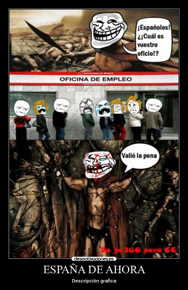 ESPAÑA DE AHORA - Descripción grafica